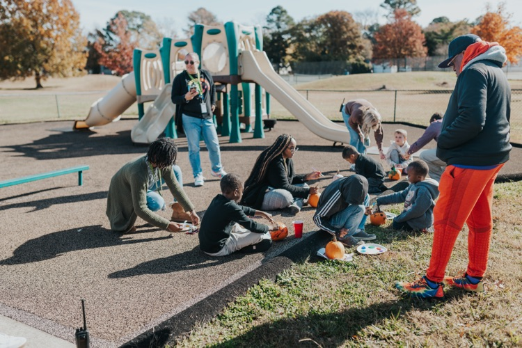 RSP pumpkin painting for PBIS