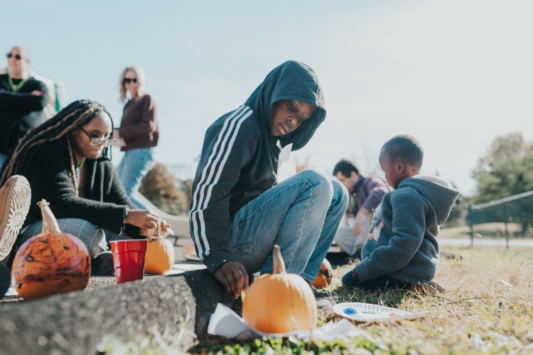 RSP pumpkin painting for PBIS