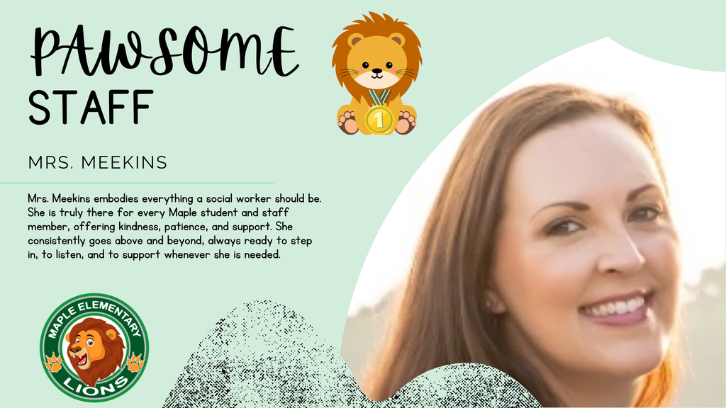 Mrs. Meekins - PAWsome staff