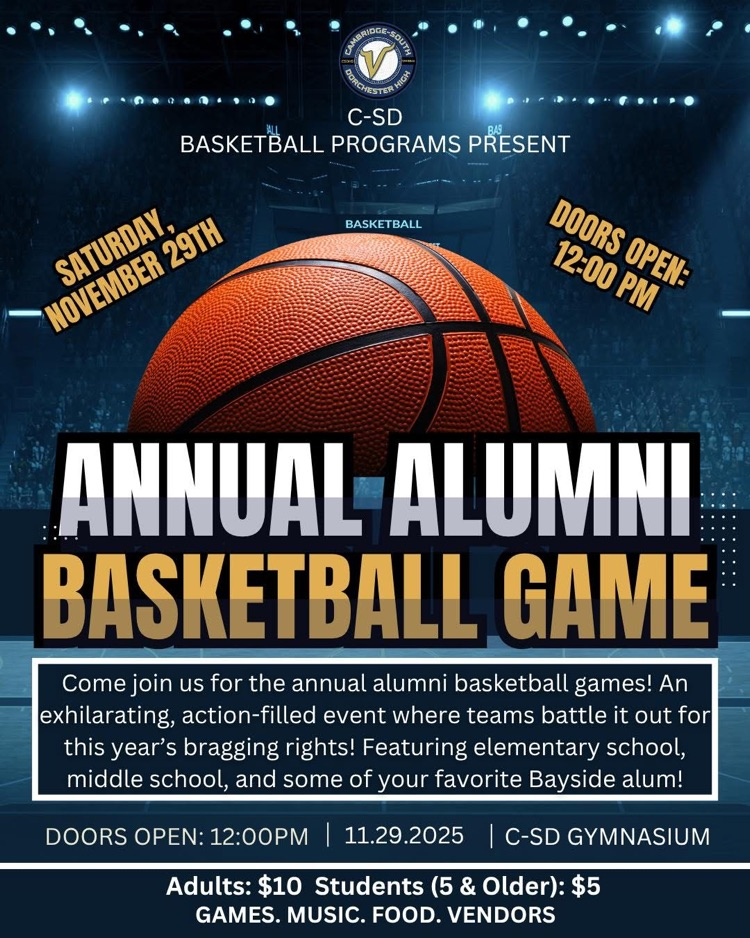 alumni game flyer 