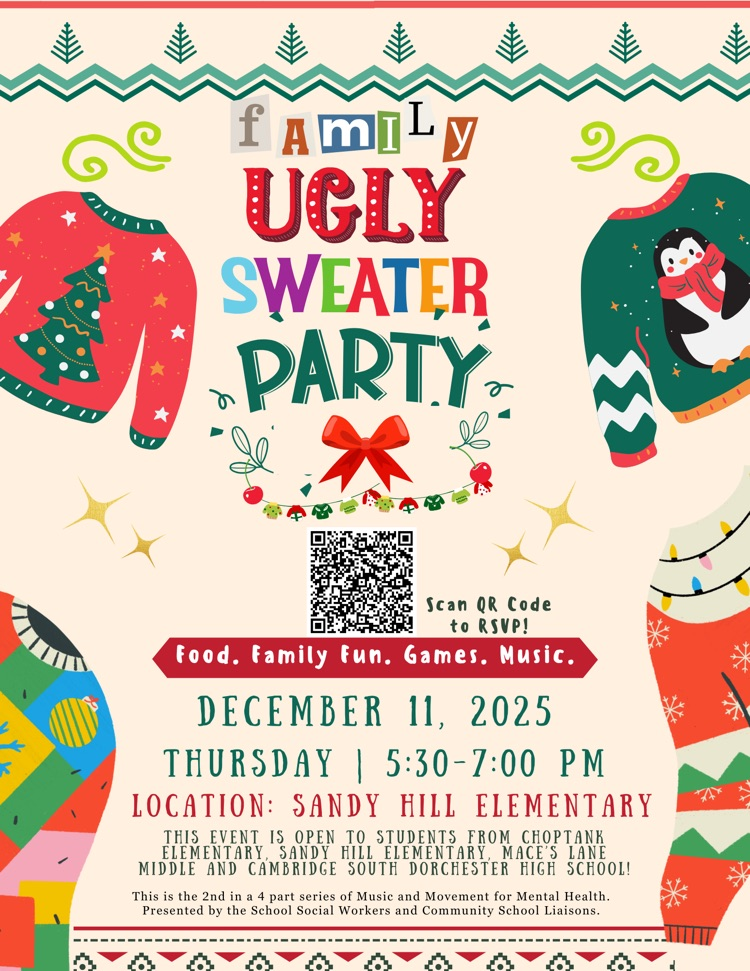 flyer for Christmas event