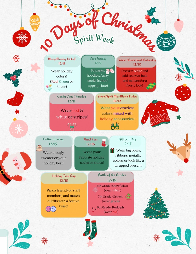 10 days of holiday spirit!