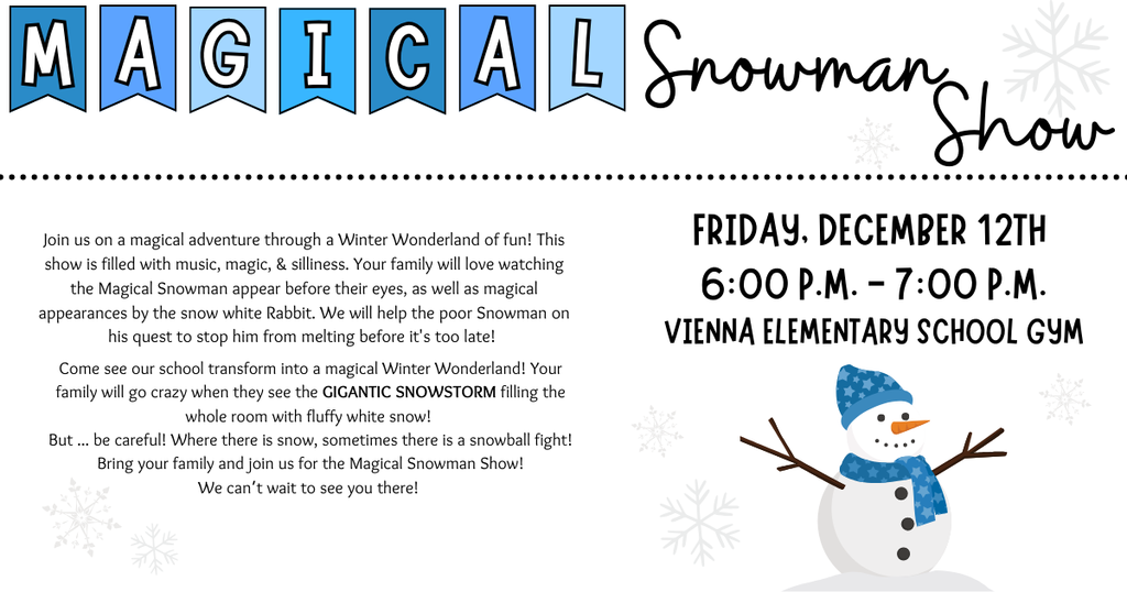 Magical Snowman Show Facebook