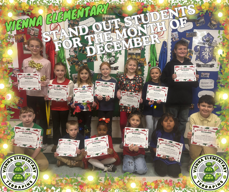 Stand out students for Dec