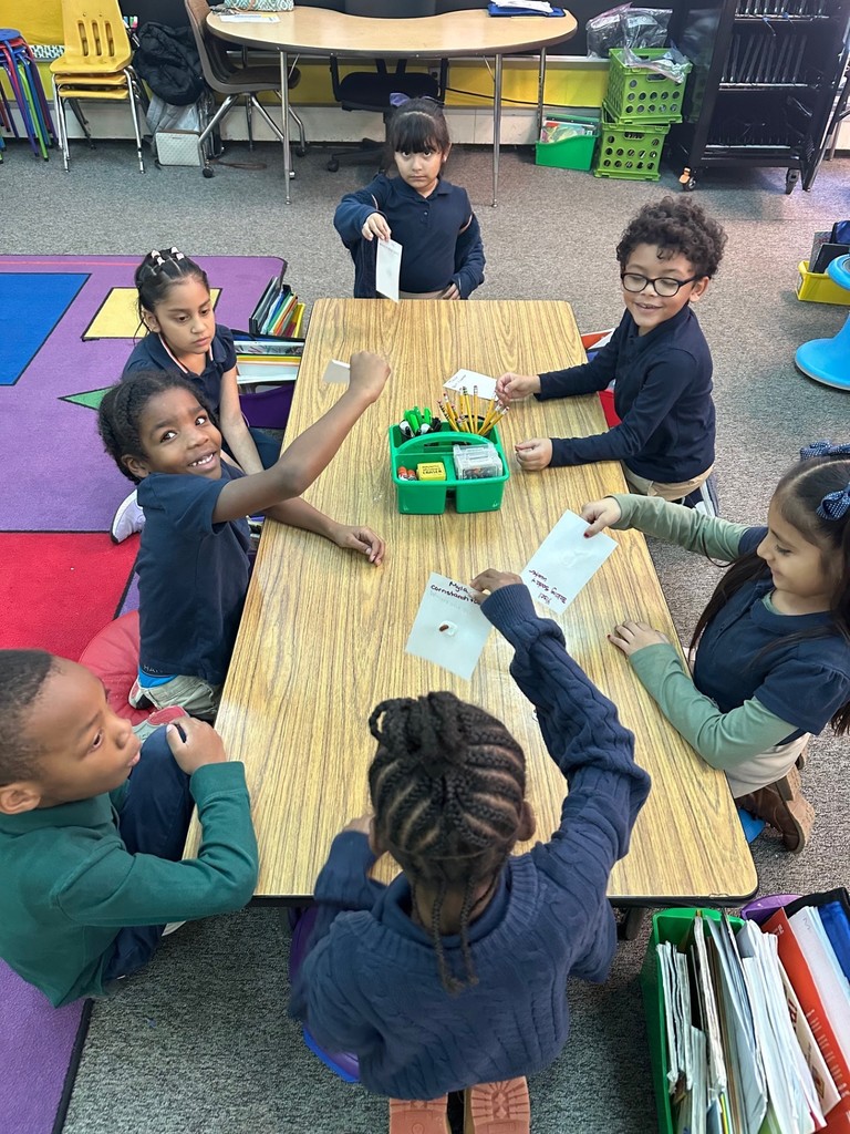 students testing glue