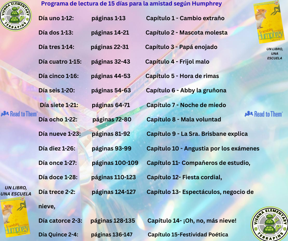 spanish book schedule