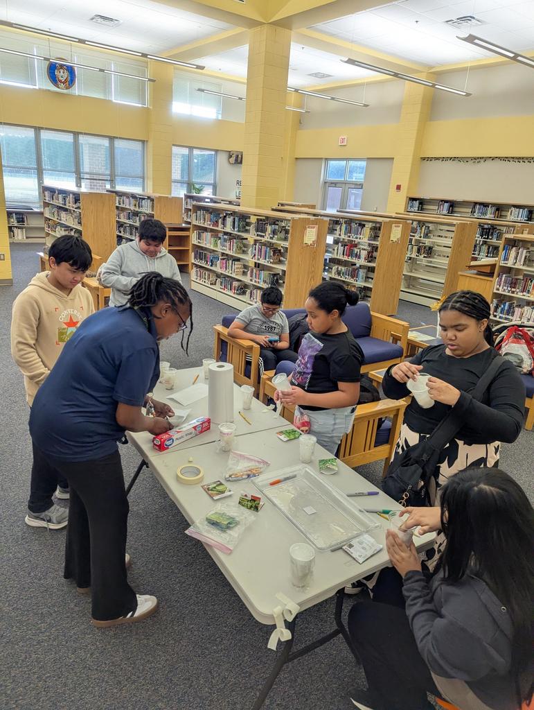 MLMS garden club hard at work