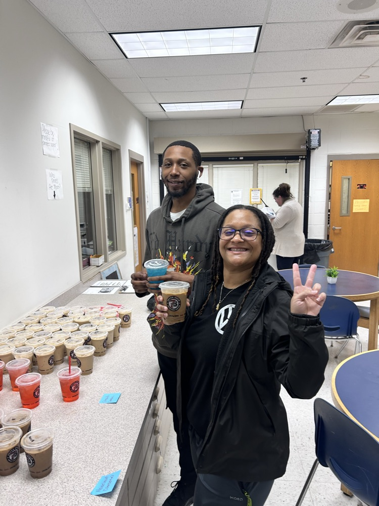 7 brew donated drinks for MLMS staff!