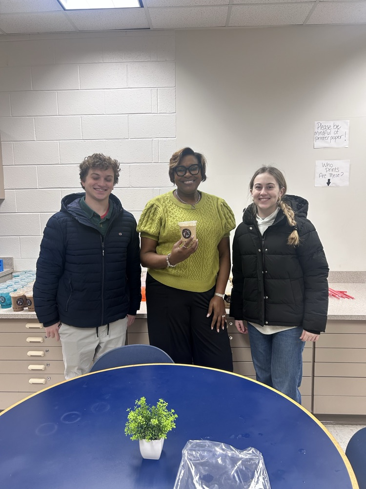 7 brew donated drinks for MLMS staff!