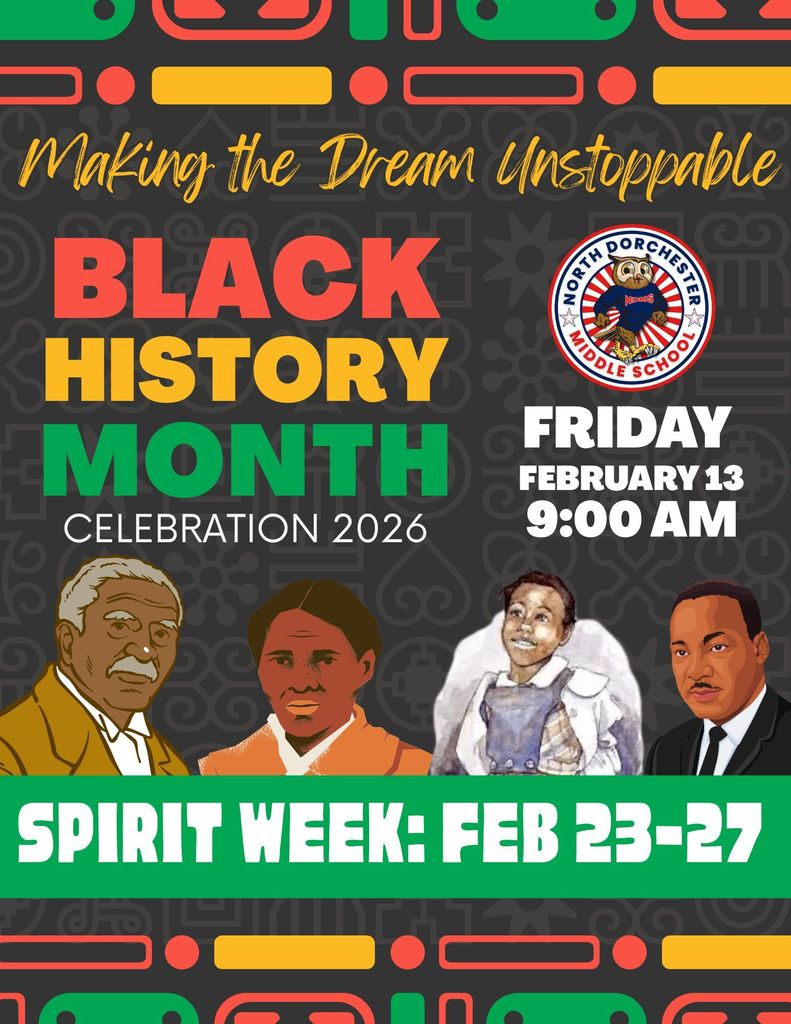 flyer for black history month