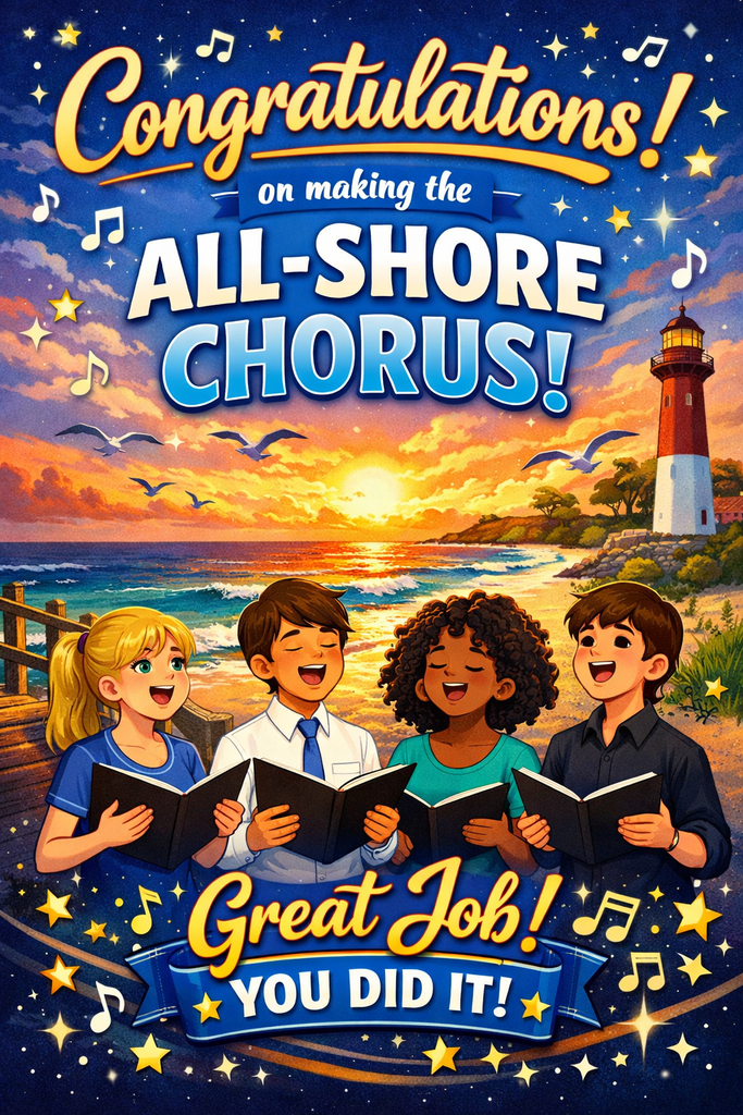 Congratulations on making the All-Shore Chorus!