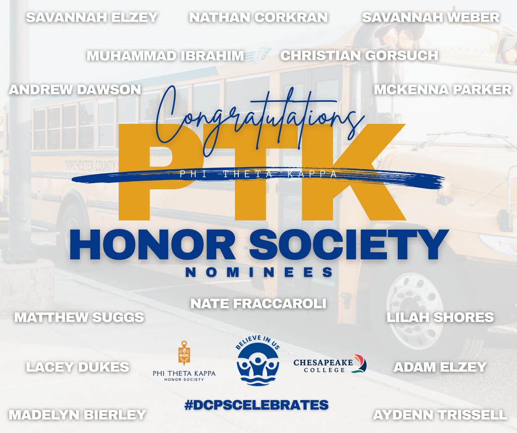 PTK Honor Society Nominees