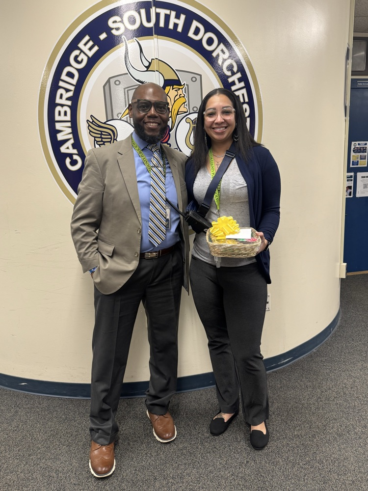 principal stover with our school social worker Mrs Mitchell 