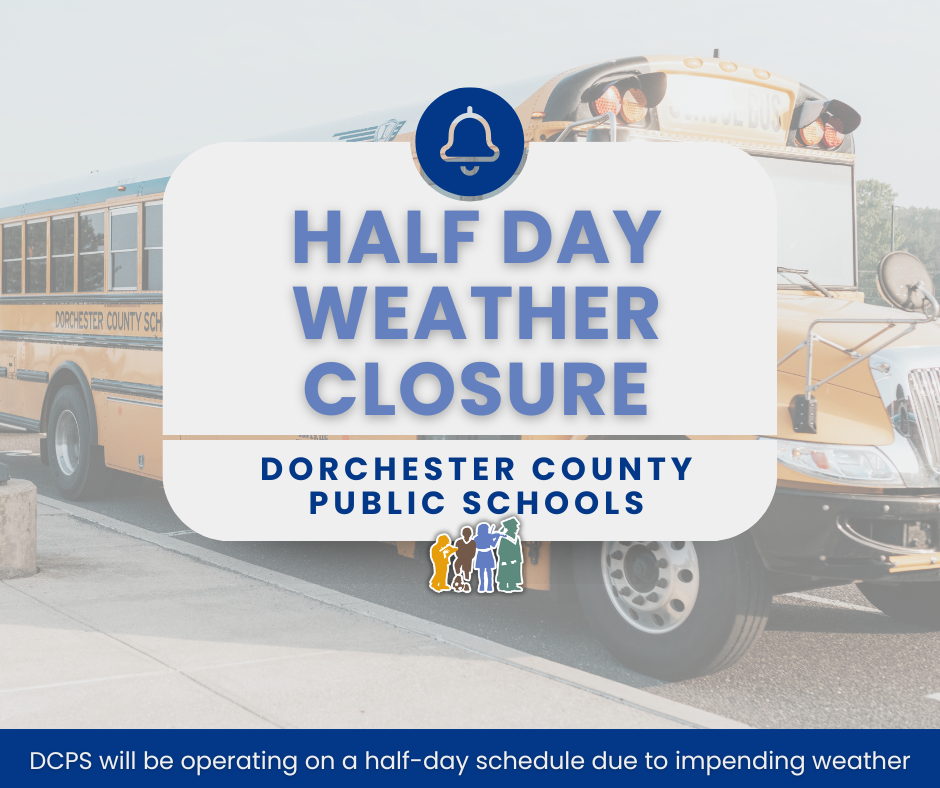 half day weather closure graphic
