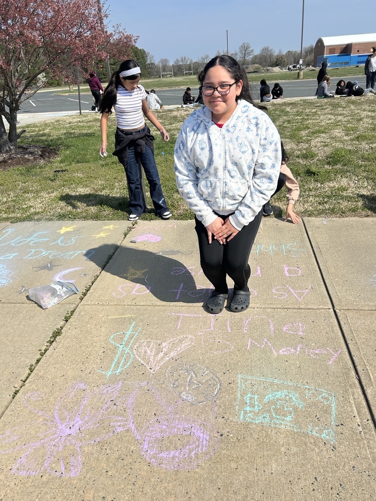 MLMS chalk the walk for figurative language