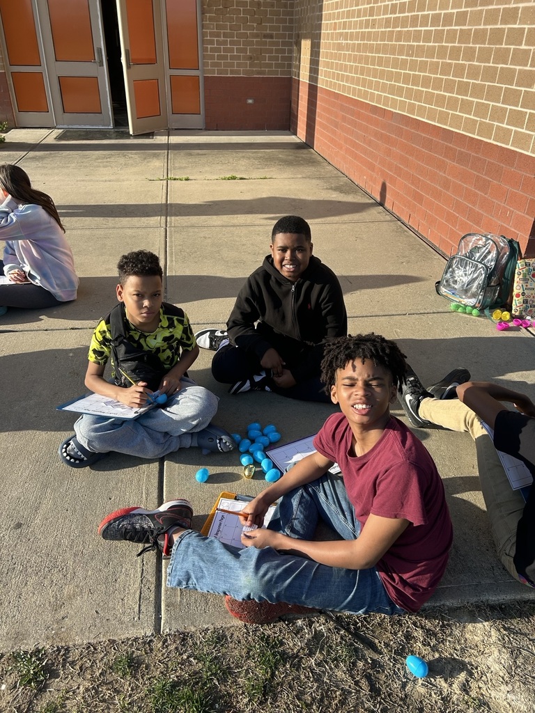 6th grade RELA getting prepared for MCAP! Students participated in a context clues egg hunt! 