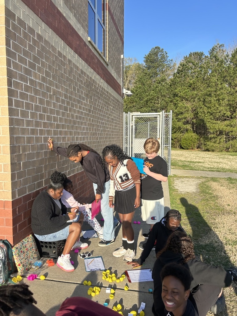 6th grade RELA getting prepared for MCAP! Students participated in a context clues egg hunt! 