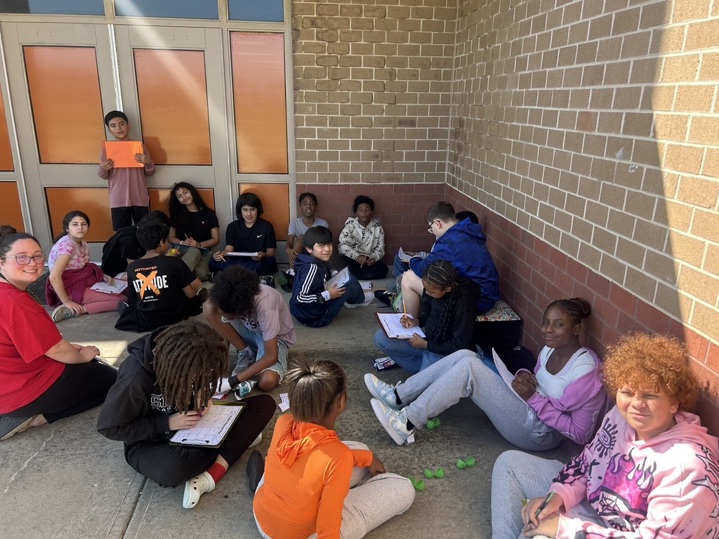 6th grade RELA getting prepared for MCAP! Students participated in a context clues egg hunt! 