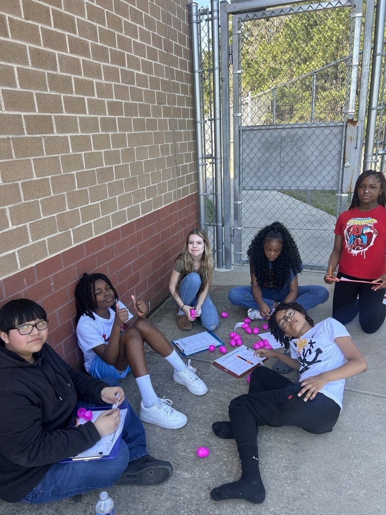 6th grade RELA getting prepared for MCAP! Students participated in a context clues egg hunt! 