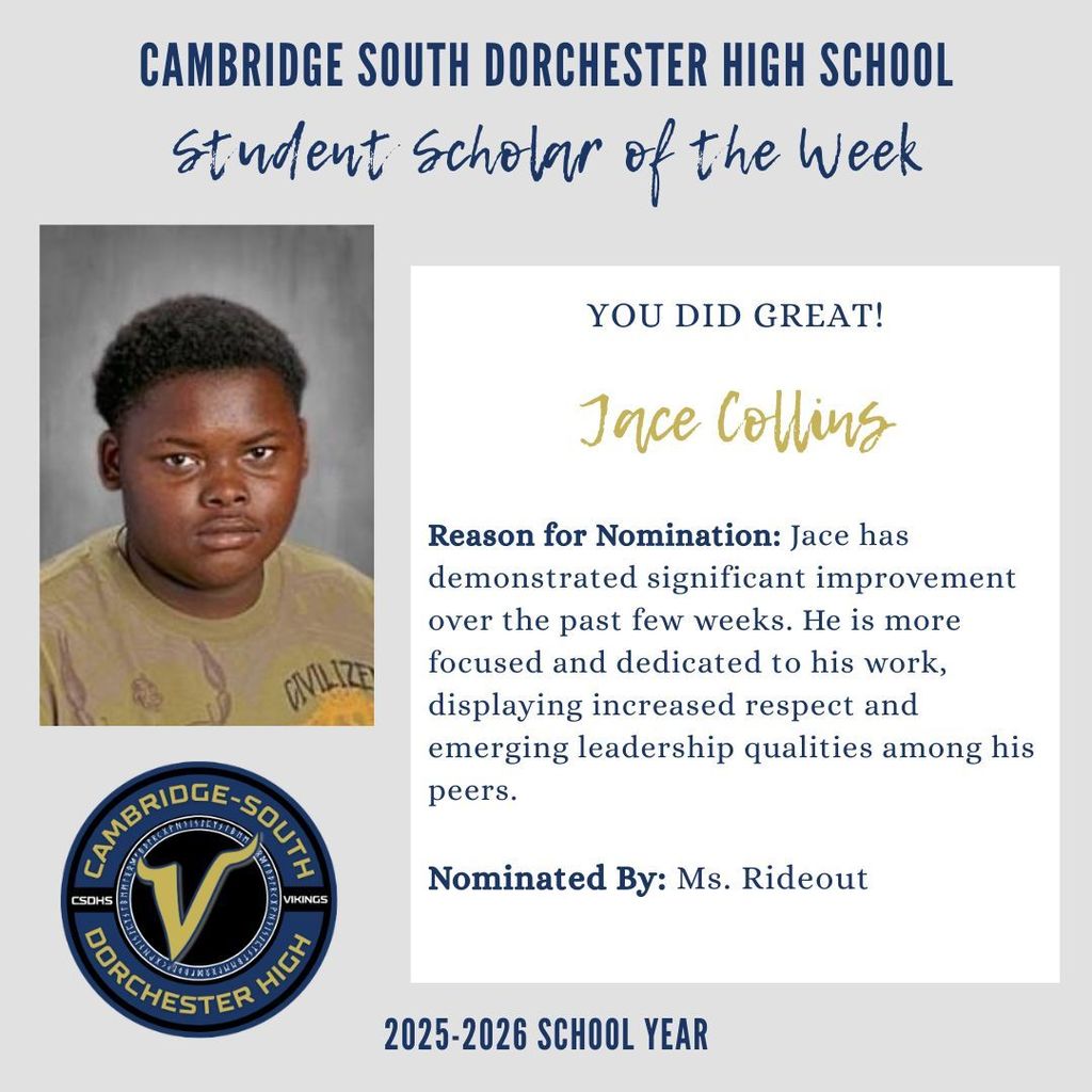 Student Scholar of the Week