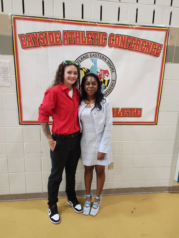 Congratulations to Joslin Cain and Christian Gorsuch on being selected as the NDHS Bayside Scholar Athletes! They were recognized at a dinner on Monday night with other athletes from all the schools in the Bayside Conference.