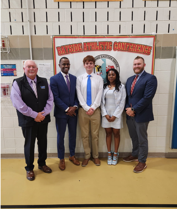 Congratulations to Joslin Cain and Christian Gorsuch on being selected as the NDHS Bayside Scholar Athletes! They were recognized at a dinner on Monday night with other athletes from all the schools in the Bayside Conference.