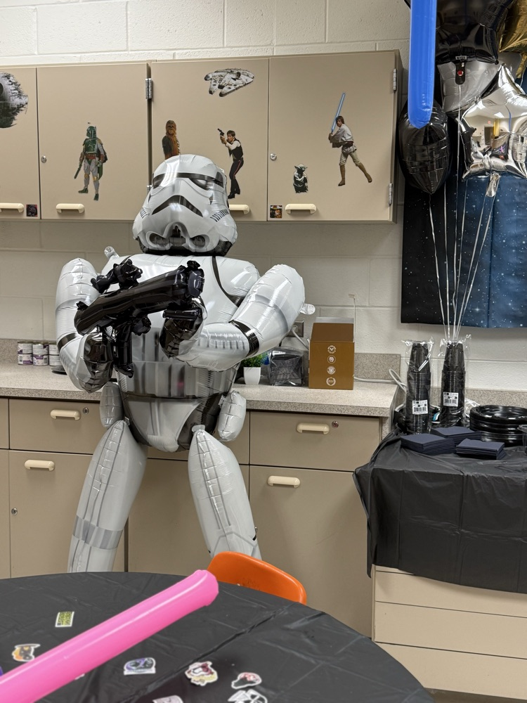 stop right there - life size balloon storm trooper