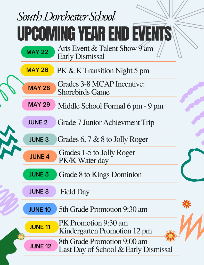 upcoming year events graphic