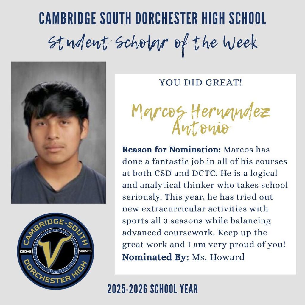 Student of the Week