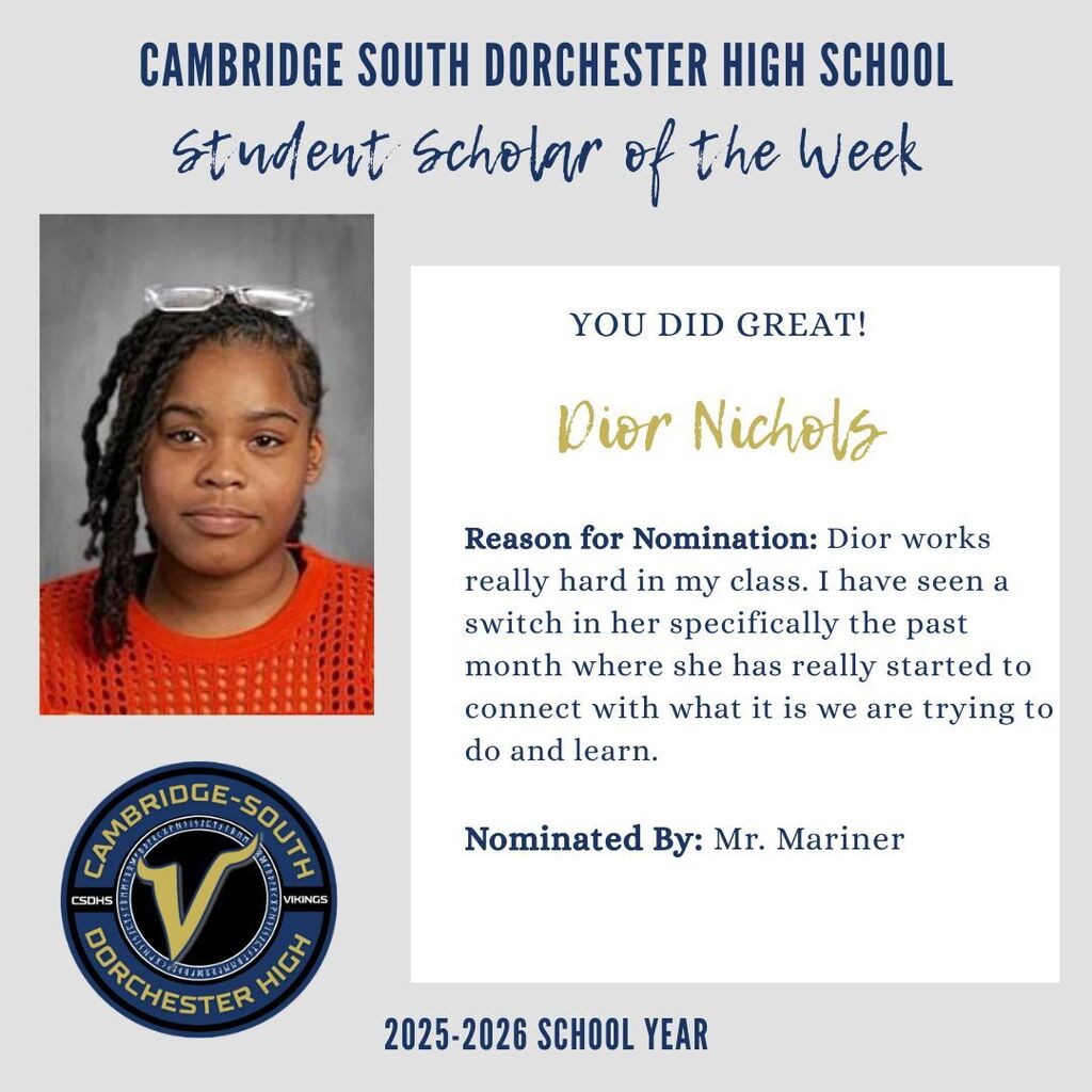 Student of the Week