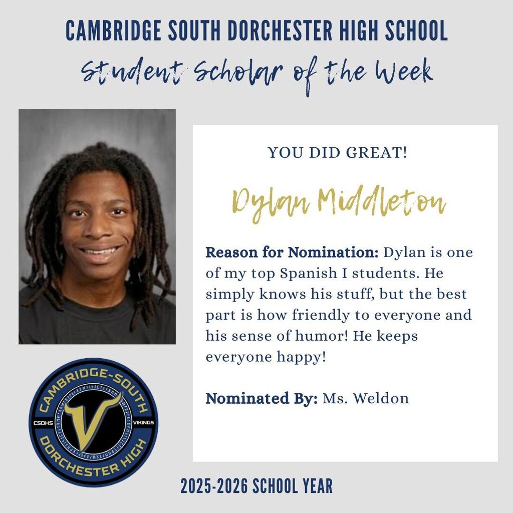 Student of the Week