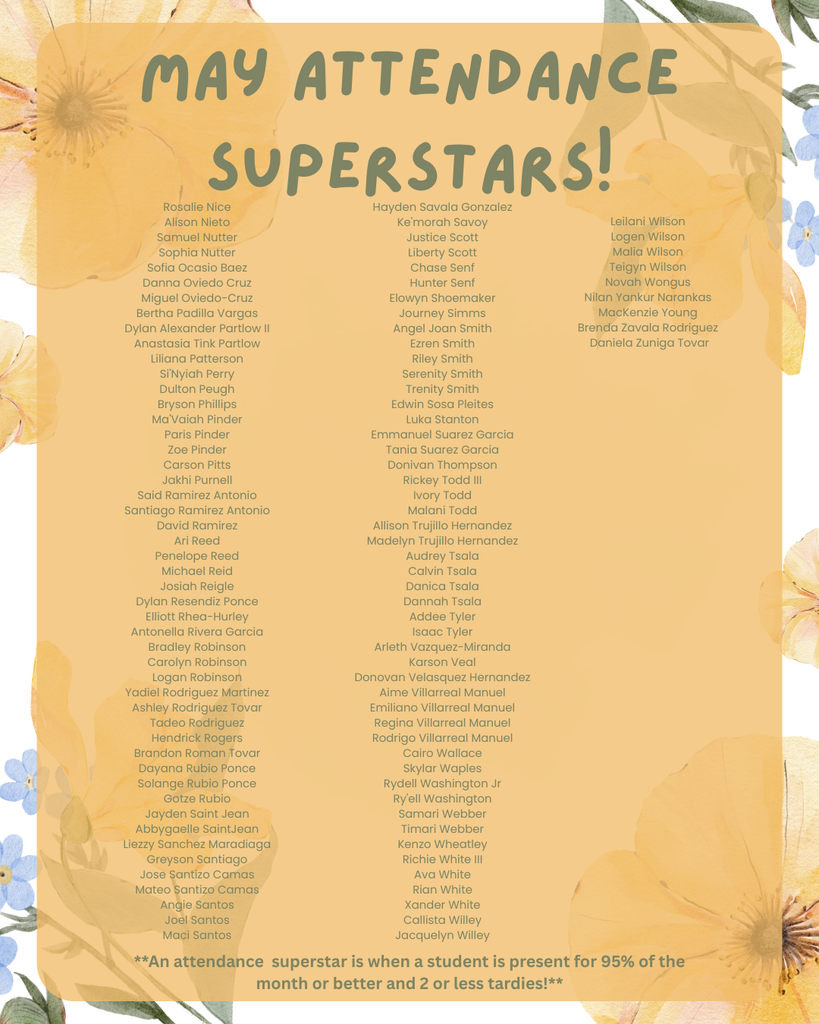 may attendance superstars
