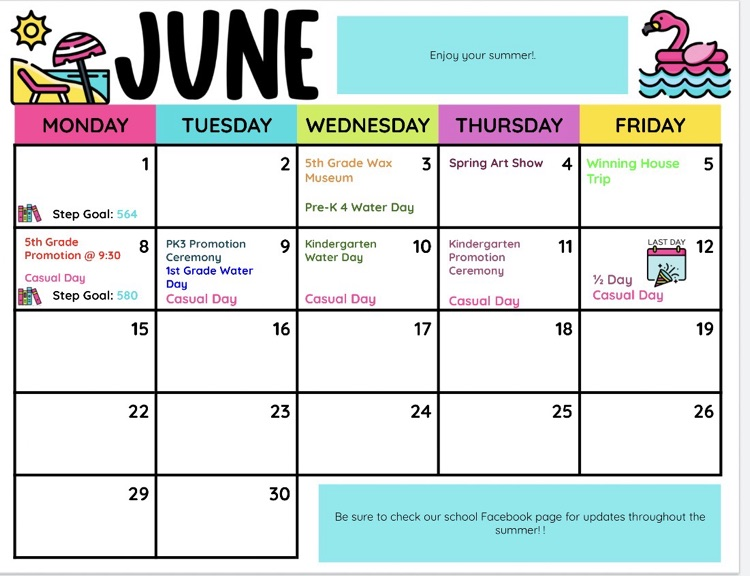 June calendar