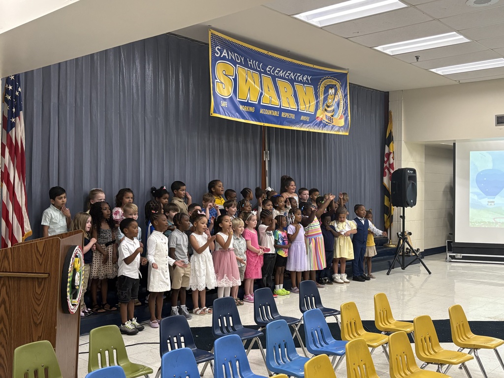 Students singing at promotion ceremony