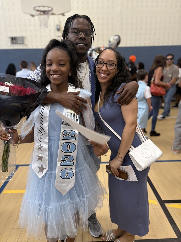5th grade graduate and family