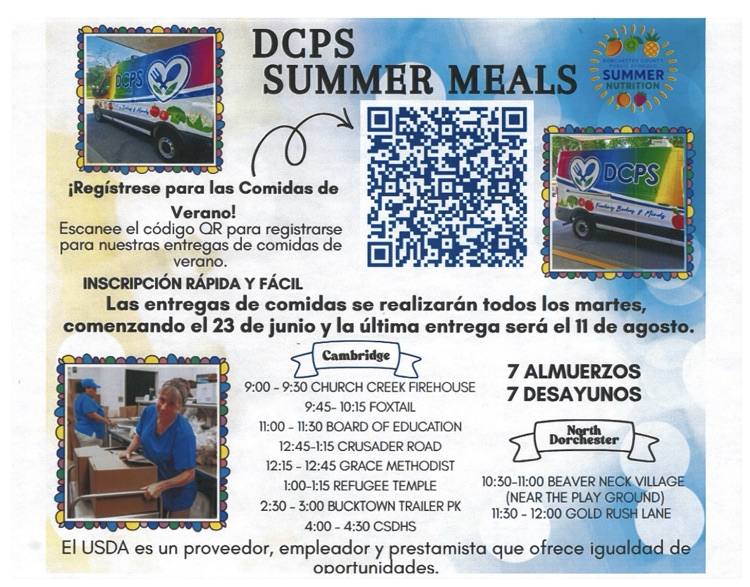 DCPS meals to go