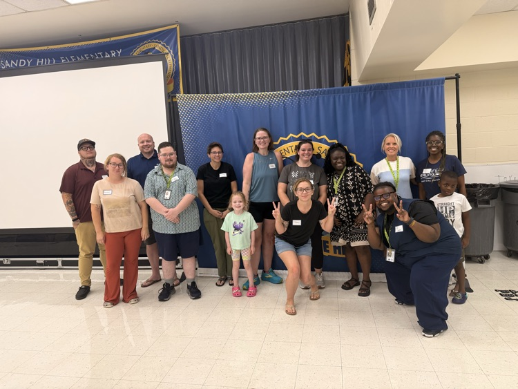 This a picture of our first Parent Teacher Organization meeting.