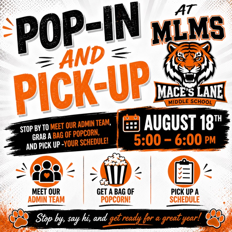 pop in and pick up schedules and meet your admin 