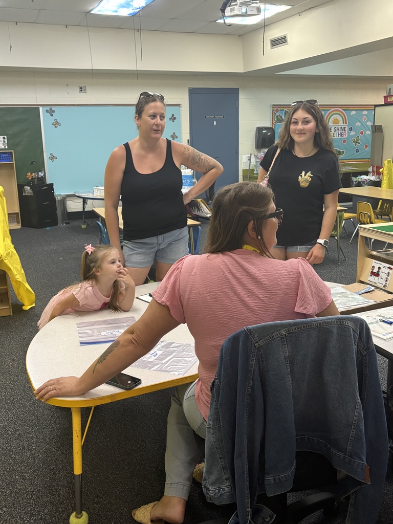 Students and staff at open House