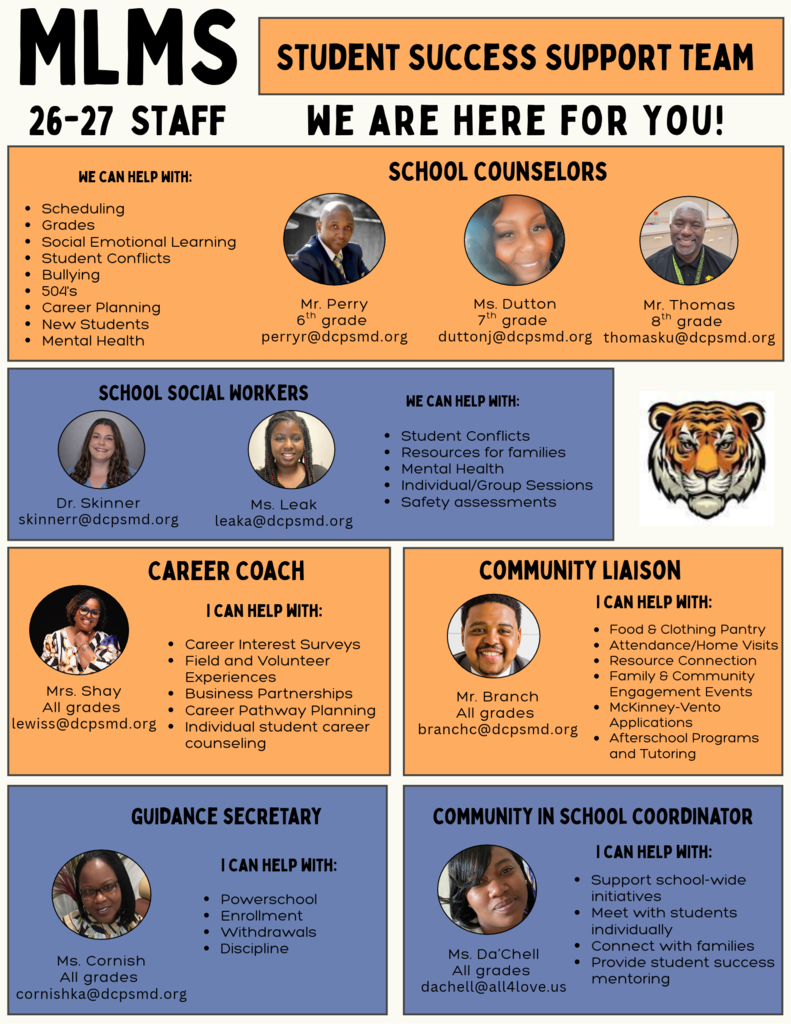 MLMS Student Support Team