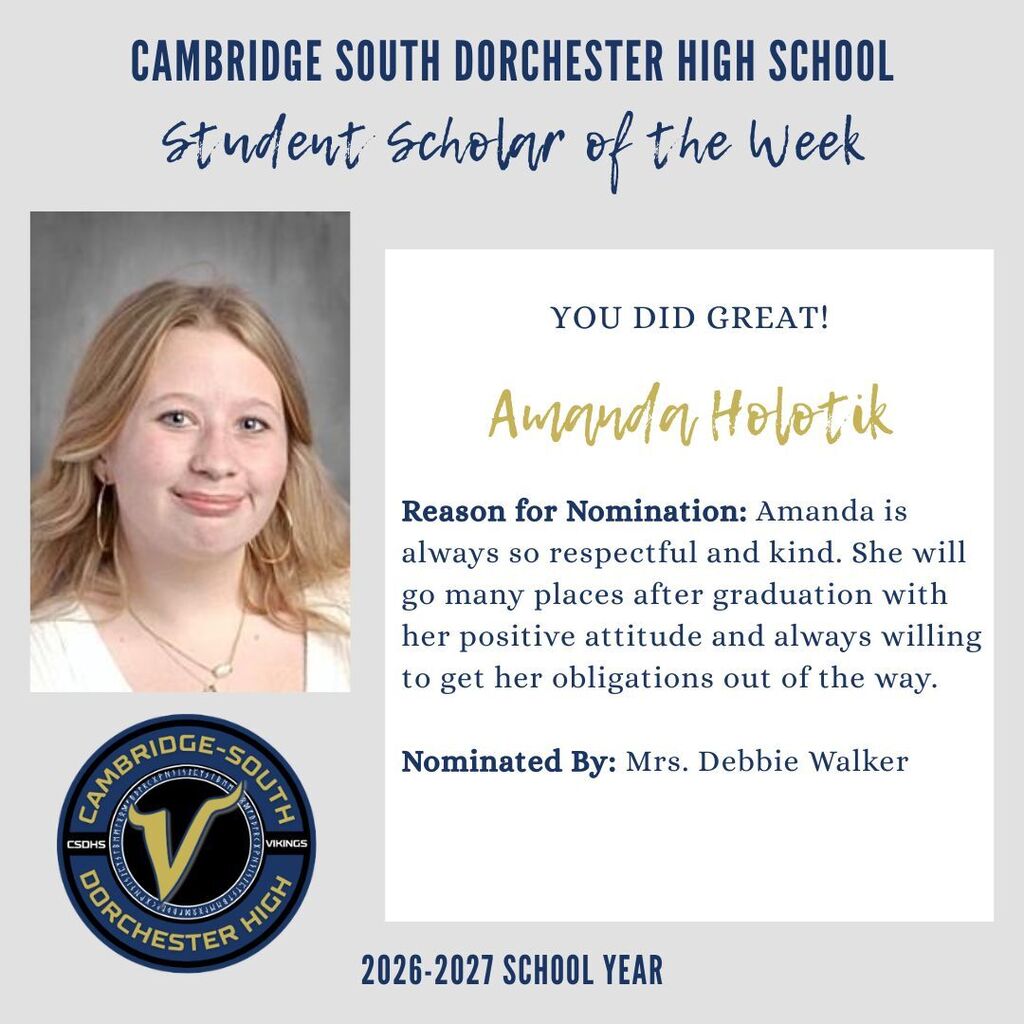 student of the week