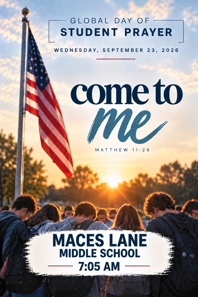 prayer at the pole at MLMS