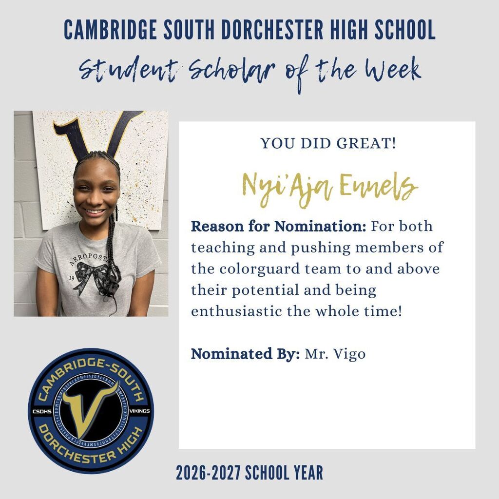 student of the week