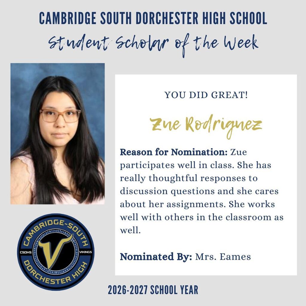 student of the week