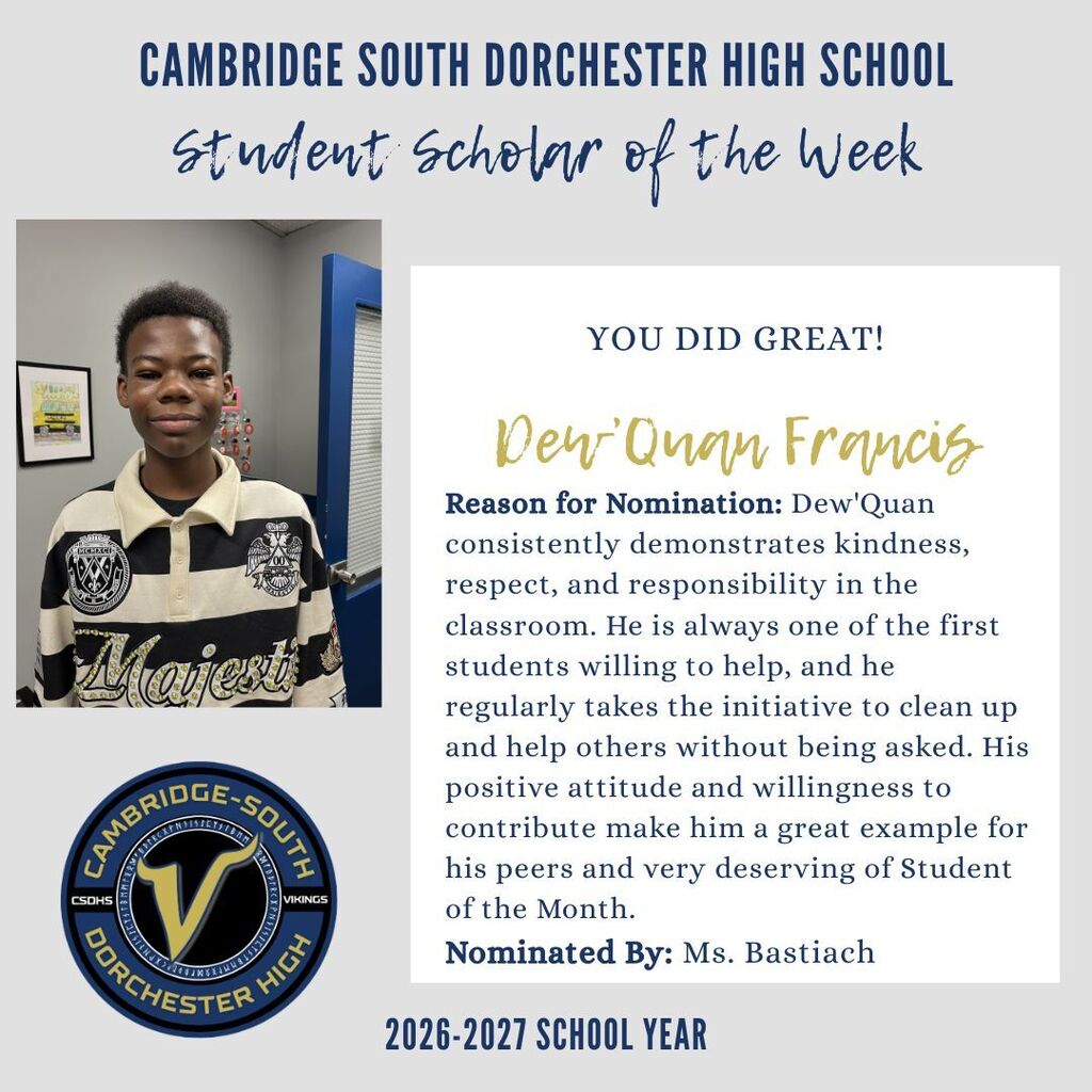 student of the week