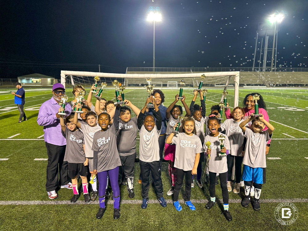Clay Hill Elementary School Ravens celebrating winning the chapionship