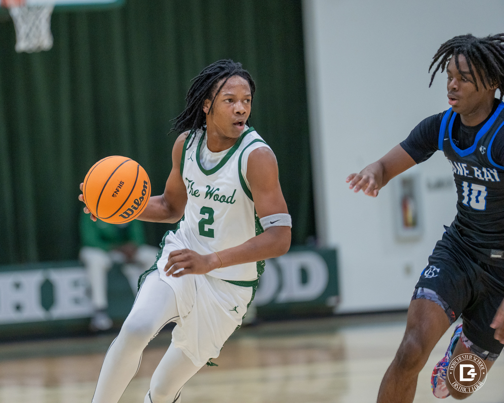 Jervaze Salley drives with his left hand past a Cane Bay defender, eyes up and scanning the lane inside Woodland High’s home gym.