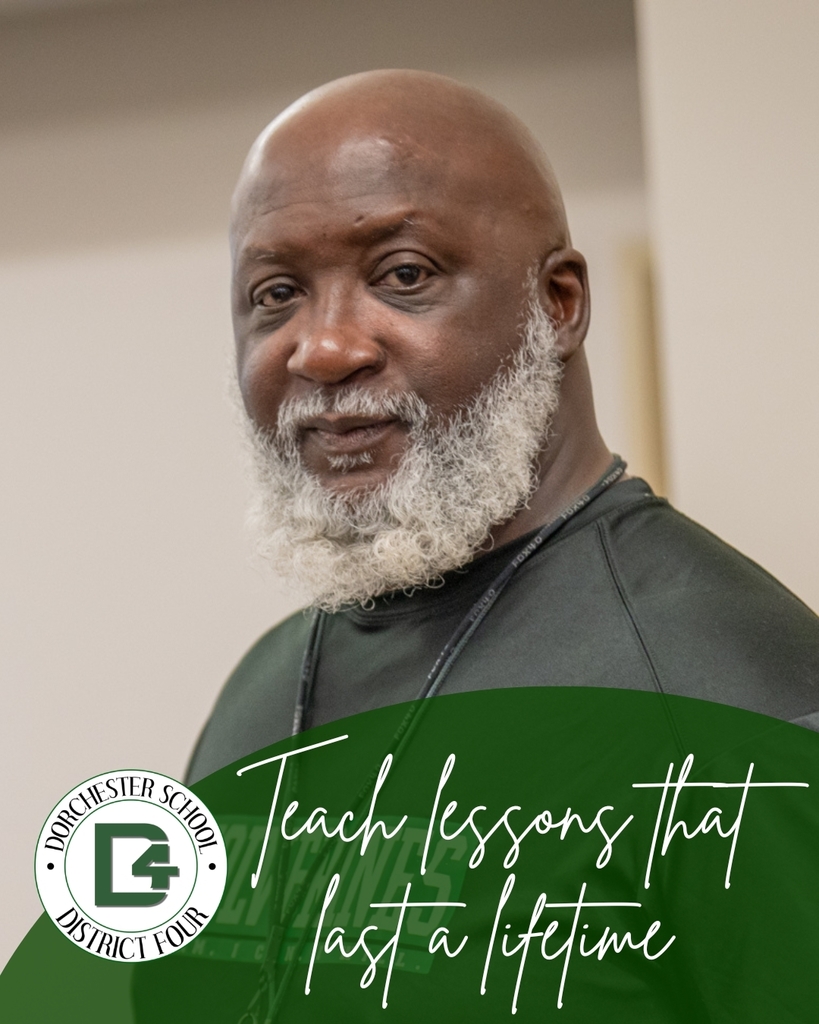 Male teacher with white beard looks toward the camera inside a classroom. Text reads: “Teach lessons that last a lifetime.”