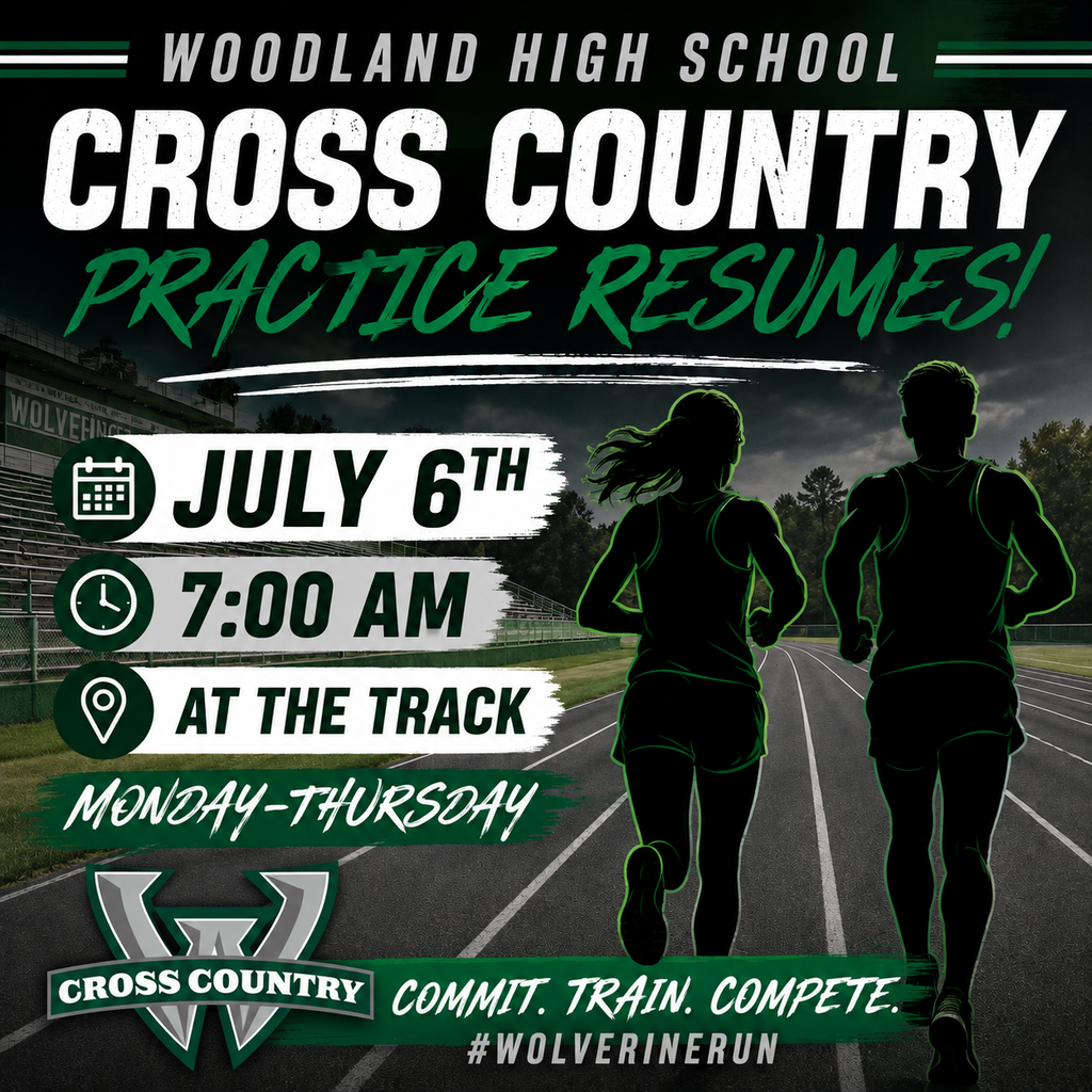 Cross Country practice resumes July 6 at 7 a.m. on the WHS track, Monday through Thursday.