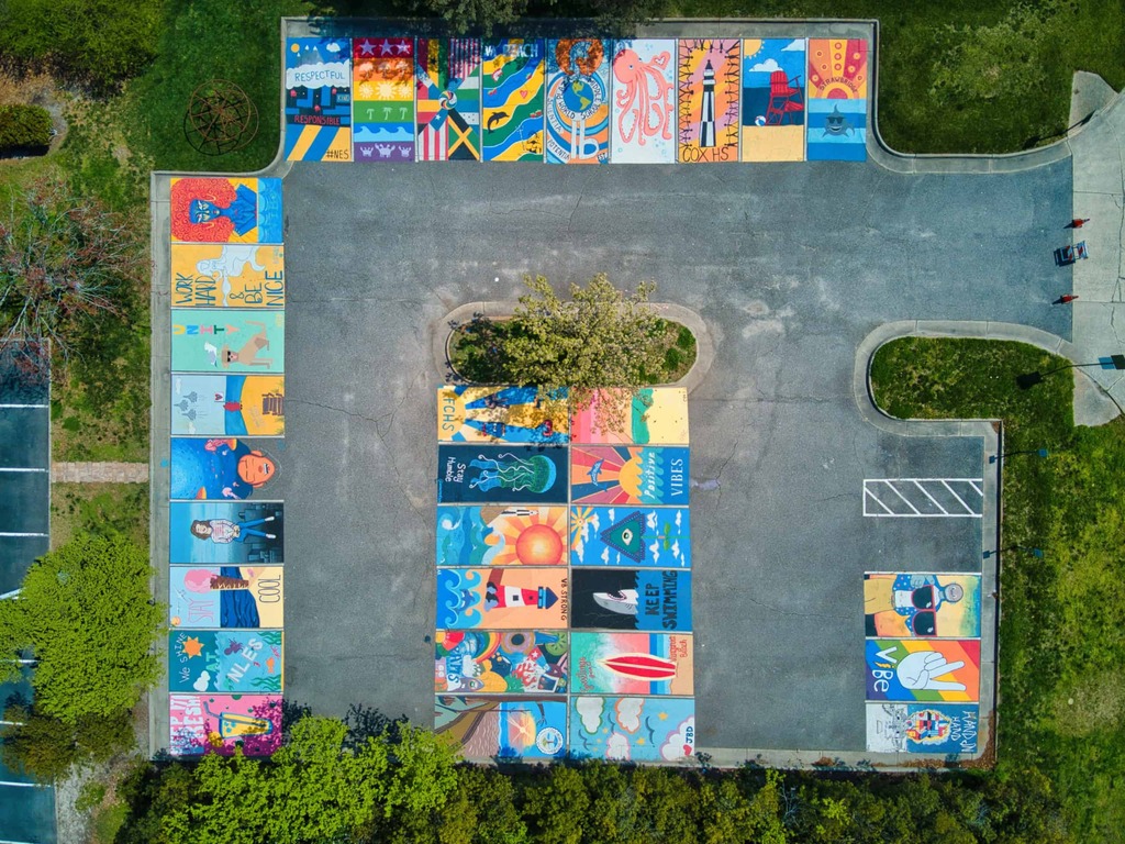 Parking Lot Painting for Seniors